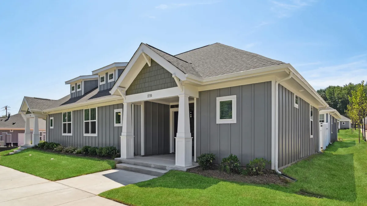 A duplex home.