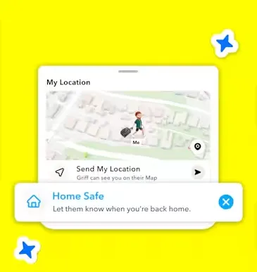 Snapchat Home Safe Alerts