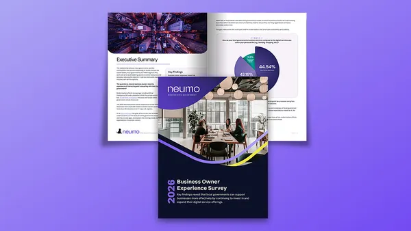 '2026 Business Owner Experience Survey' cover page and inner page