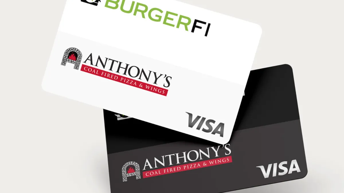 BurgerFi Anthony's Visa Card