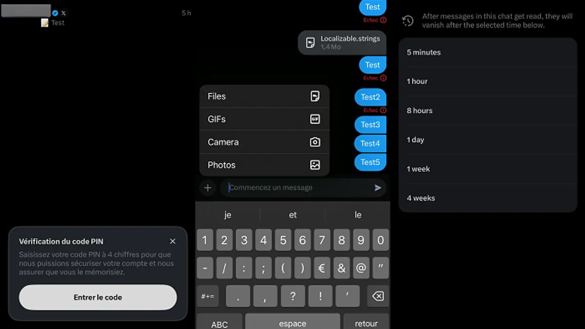X DM update