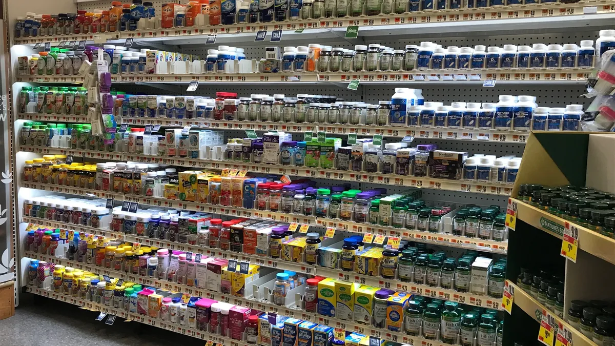 Vitamins at a Giant Food in Washington, D.C.