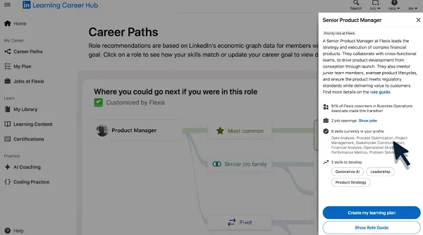 LinkedIn Learning Career Hub