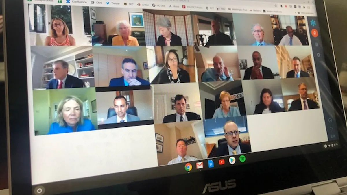MedPAC commissioners meet for a virtual meeting on Friday, Sept. 4.