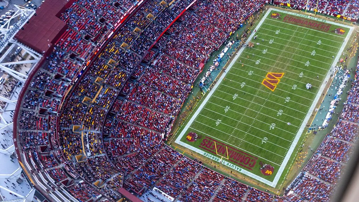 Washington Commanders NFL football game at Northwest Stadium