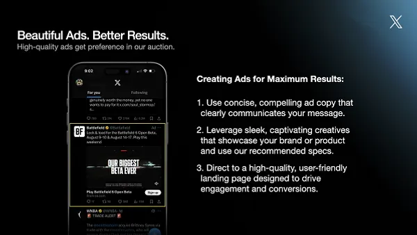 X ads update