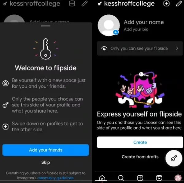 Instagram Flipside
