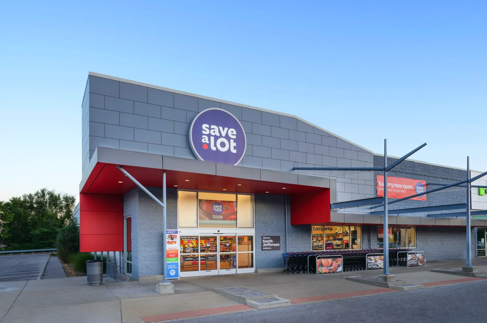 Exterior of a Save A Lot store