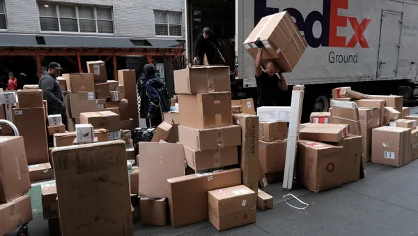 FedEx logistics supply chain Stripe business lending