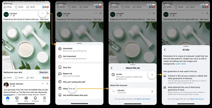 Meta adds updated disclosure tags for AI-generated ads