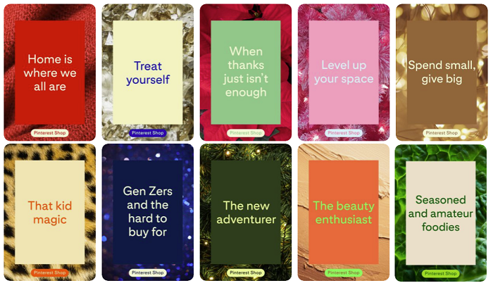 Pinterest holiday gift guide