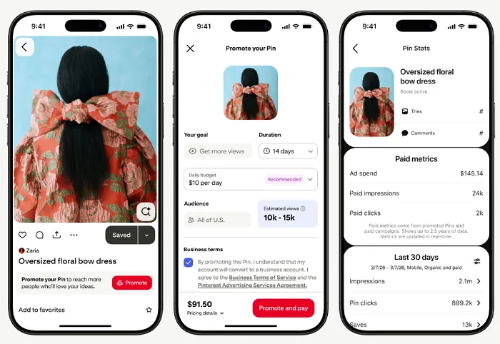 Pinterest Promote a Pin