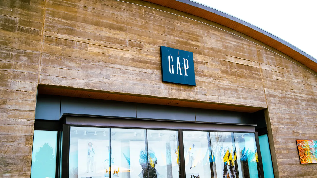 Exterior of a Gap store