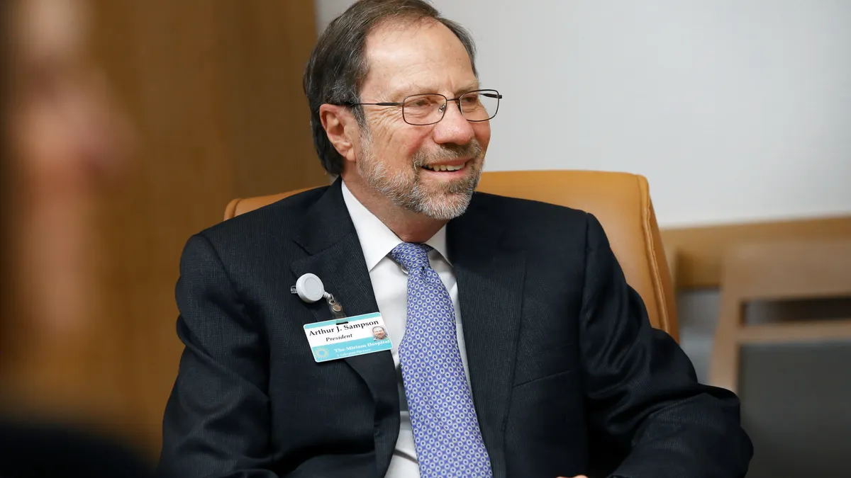 Lifespan tapped Arthur Sampson to lead the Rhode Island health system as interim CEO, effective June 1, 2022.