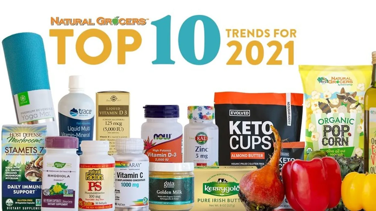 Natural Grocers' Top 10 2021 Trends emphasized high nutrient and immunity-boosting items