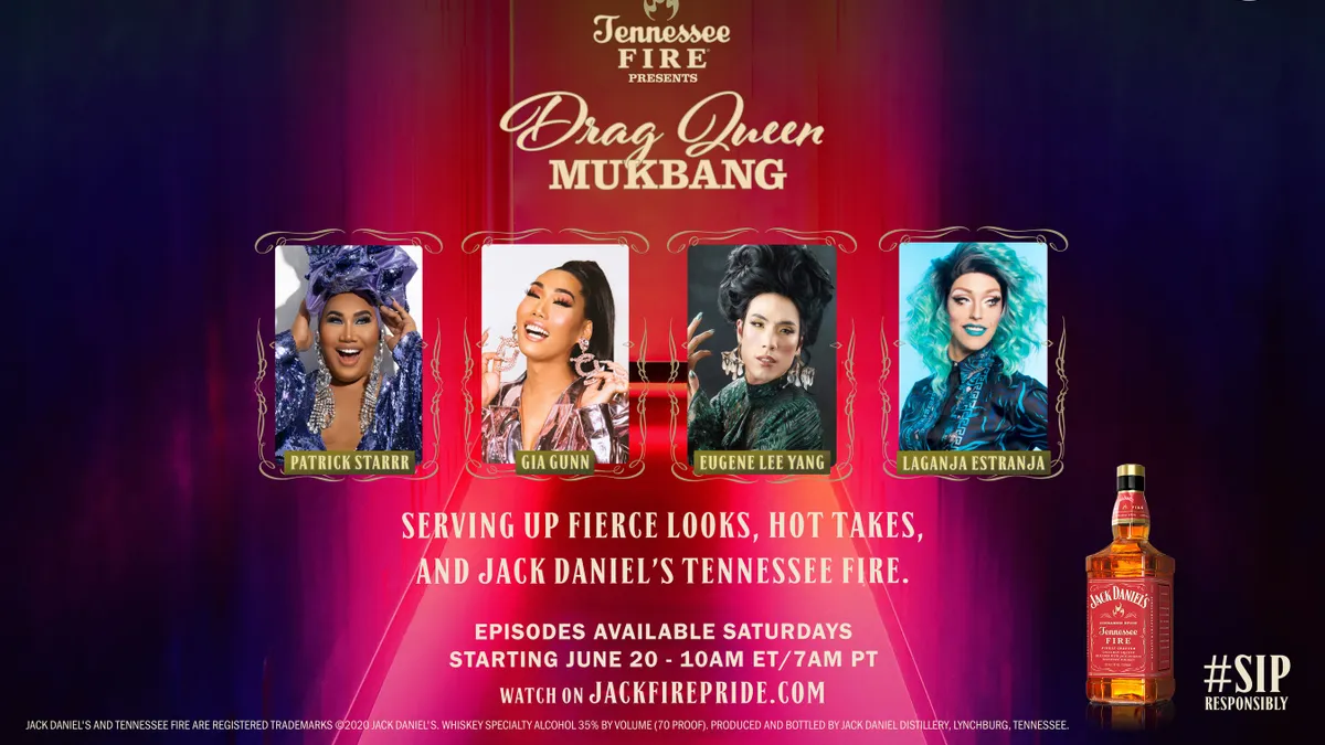 Jack Daniel's Tennessee Fire creates drag queen brunch video series for Pride Month