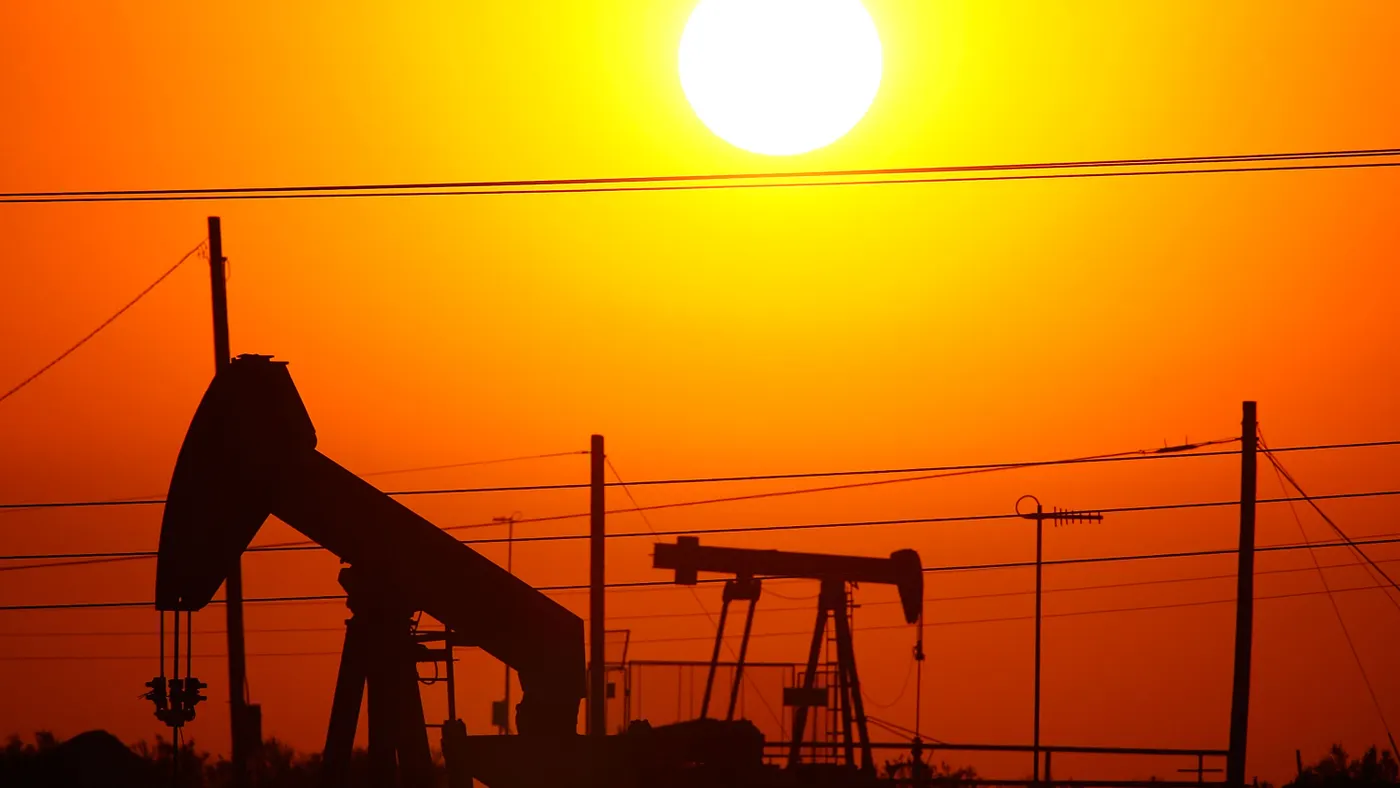 Oil rigs in California