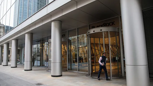 A general view of BlackRock's United Kingdom headquarters