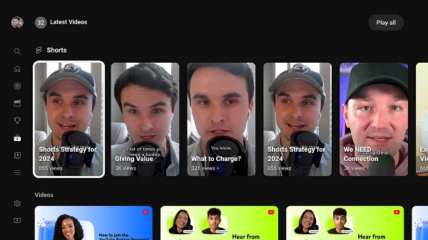 YouTube CTV update