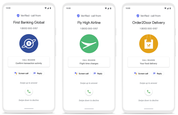 Google Verified Calls