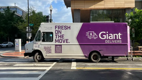 A Giant Food grocery delivery truck in Washington, D.C.