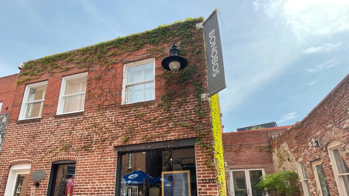 Exterior of a Bonobos store in Washington, D.C.'s Georgetown neighborhood