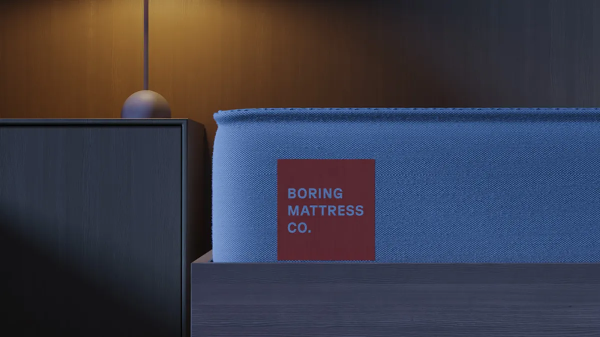 A mattress from Boring Mattress Co