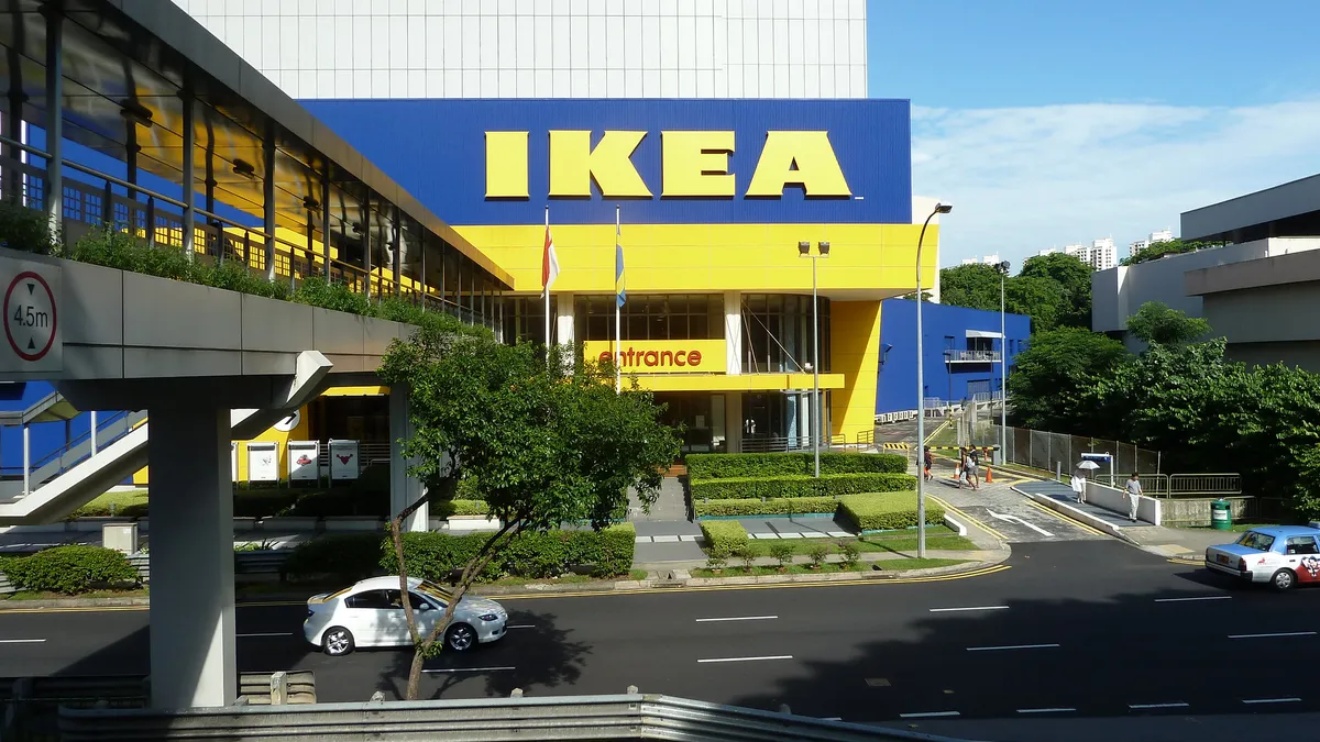 An Ikea storefront in Singapore taken on May 21, 2010.