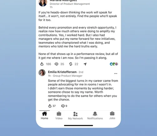 LinkedIn updates feed display to drive more post replies and comments