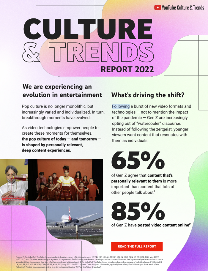 YouTube Culture and Trends Report 2022
