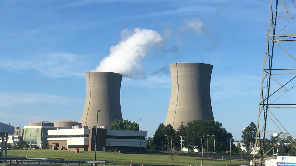 Energy Harbor's Perry nuclear power plant in North Perry, Ohio.