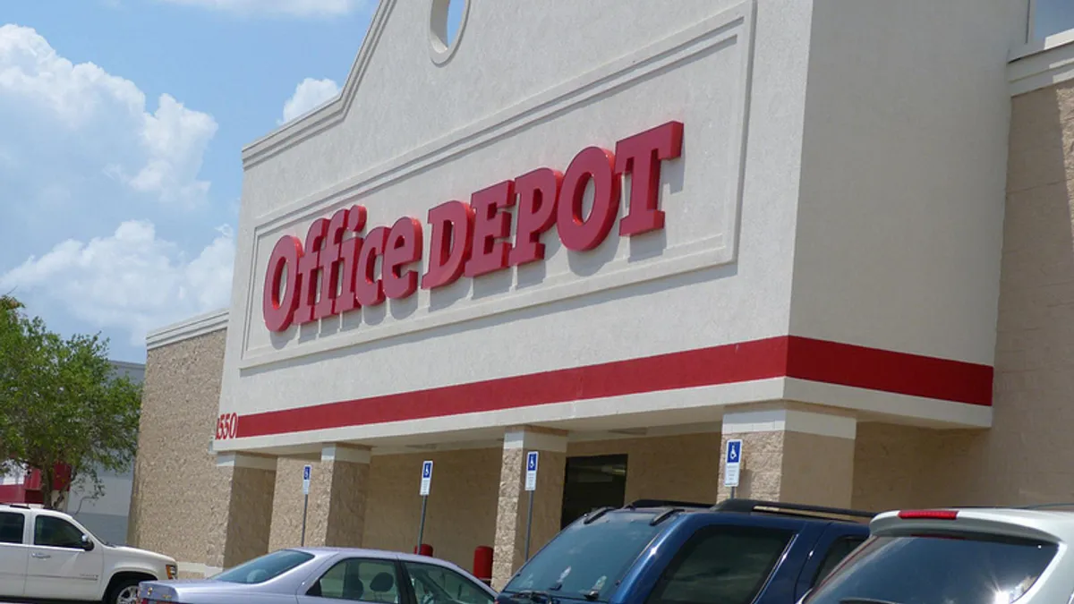 Office Depot storefront