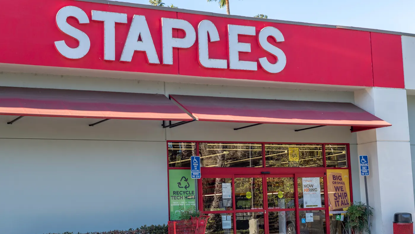 Staples store in Studio City, Ca.