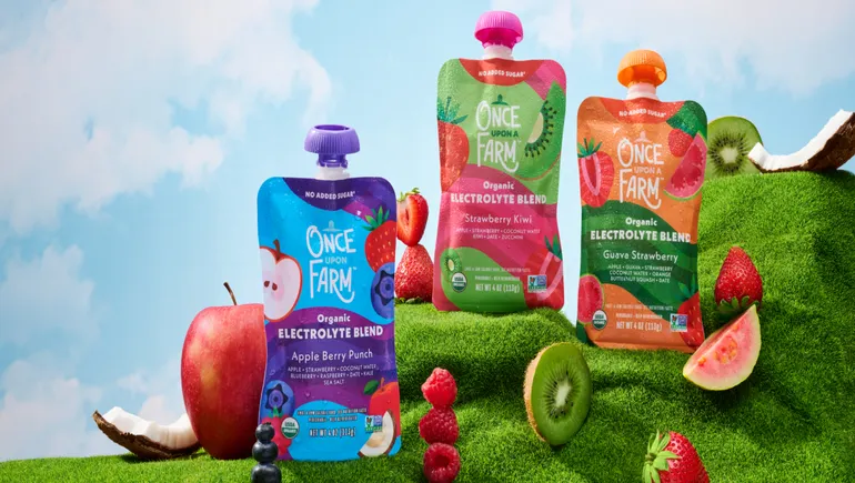 Once Upon a Farm joins crowded kids electrolyte space