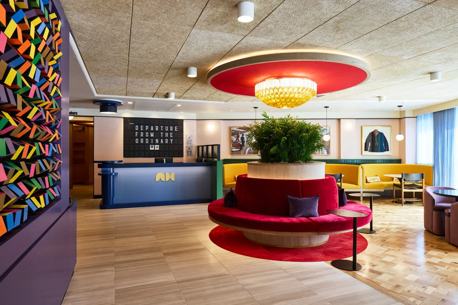Interior of Aviator House.