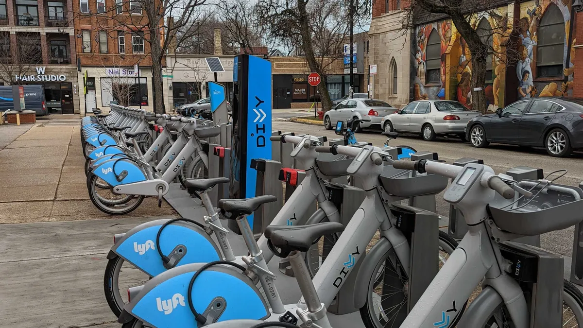 Chicago Divvy bikeshare station pilot with ebike charging capability