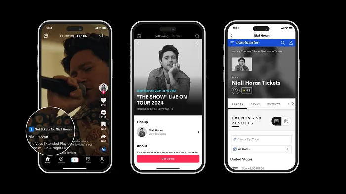 TikTok Ticketmaster