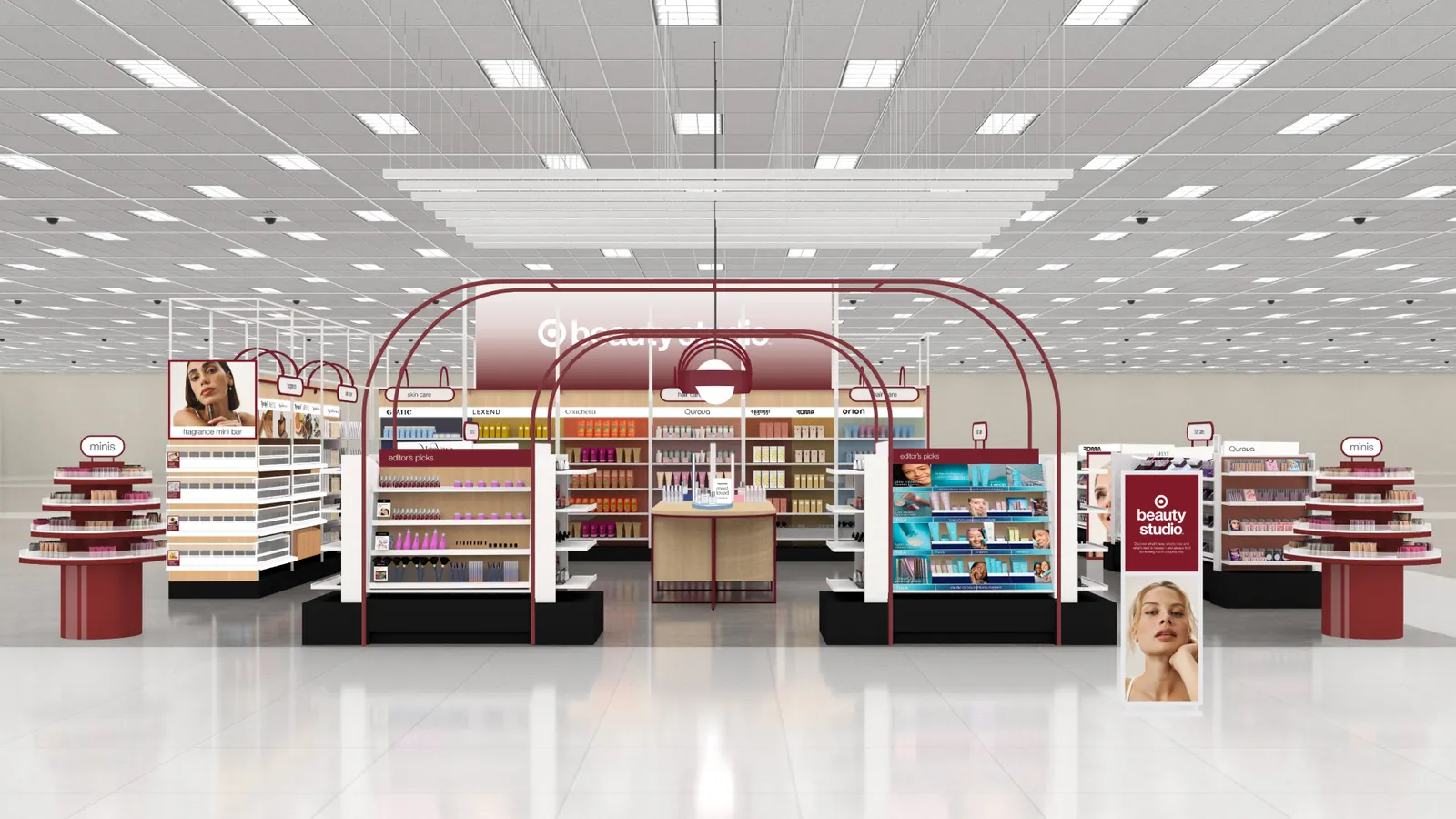 Front view of Target Beauty Studio