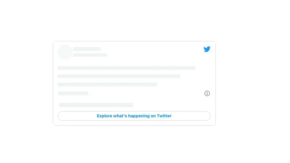 Twitter embeds update