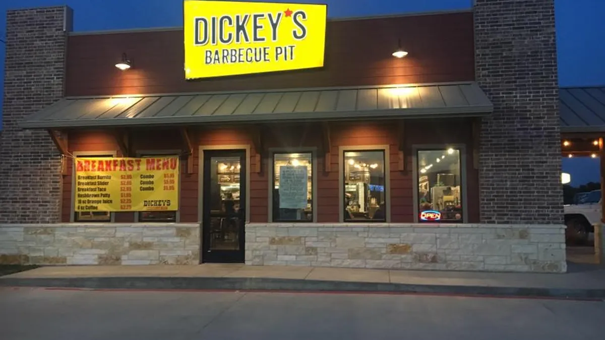 Dickey s Barbecue Pit franchisee files for bankruptcy Restaurant Dive