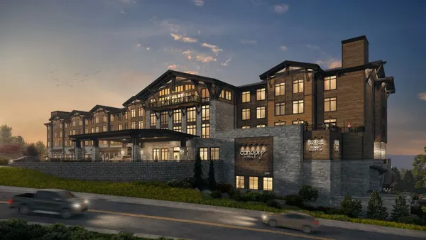 A rendering of Hilton's Canopy at Deer Valley in Park City, Utah.