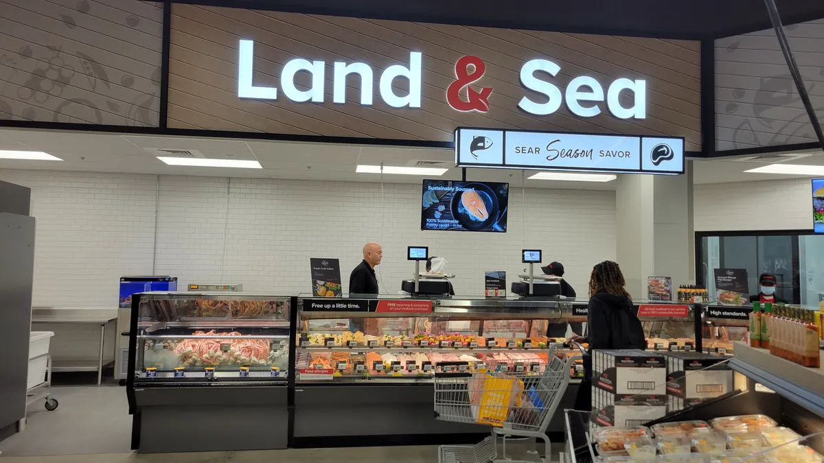 Land & Sea department at The Giant Company store at 501 N. Broad St. in Philadelphia