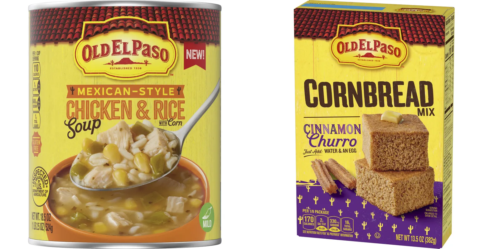 old el paso soups cornbread