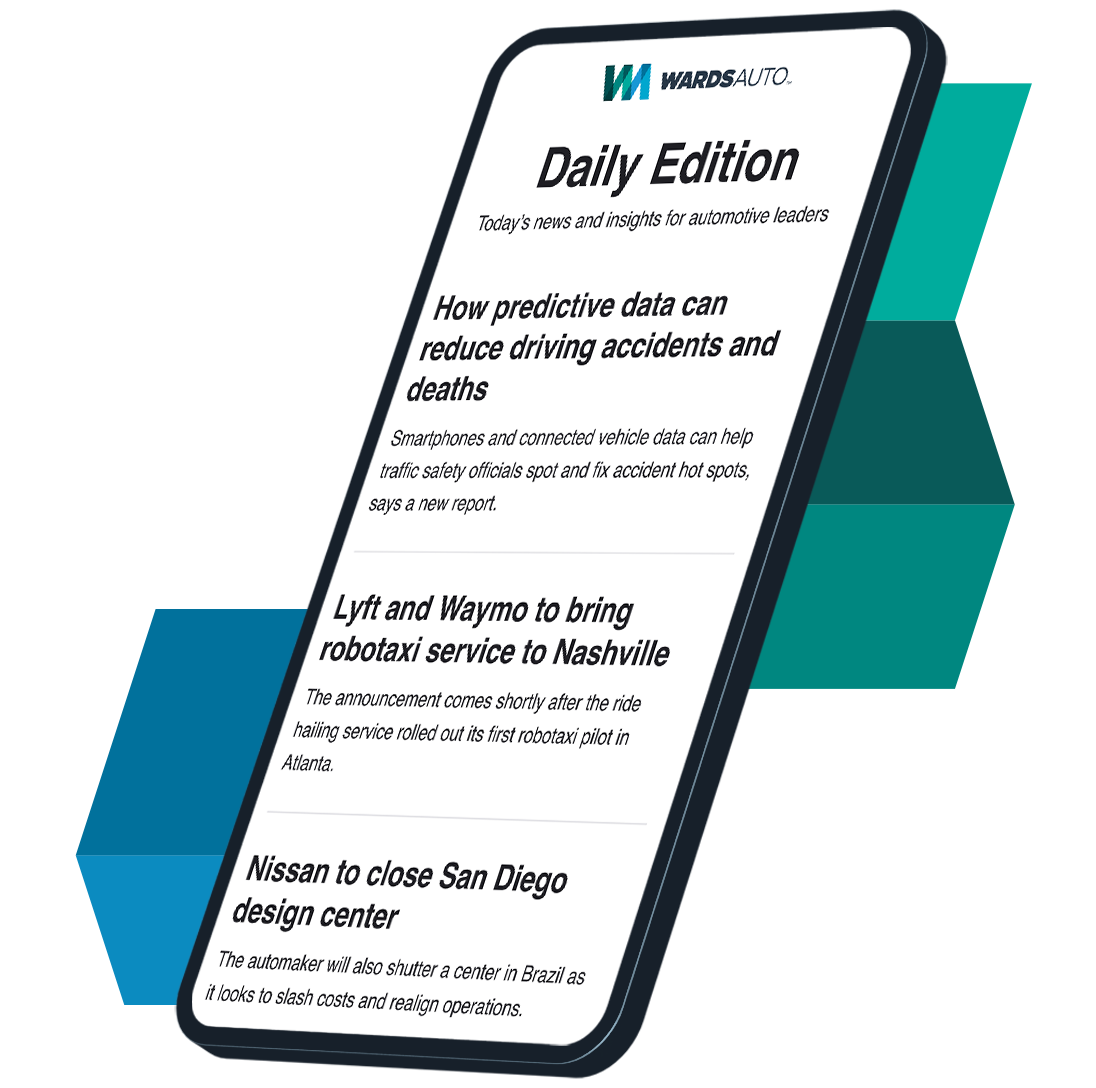 Newsletter example on mobile
