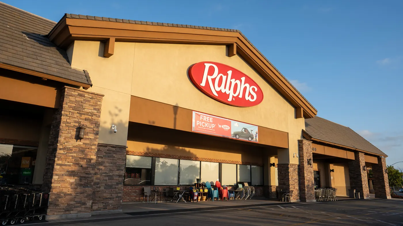 Exterior of a grocery store.