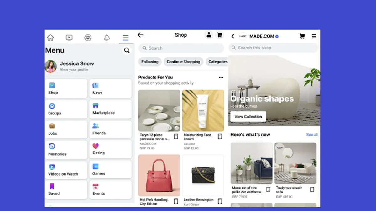 Facebook Shops UK