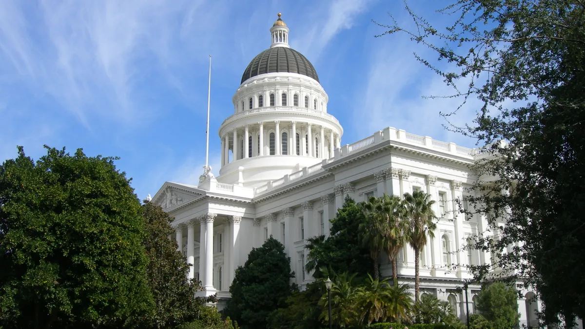 The California statehouse