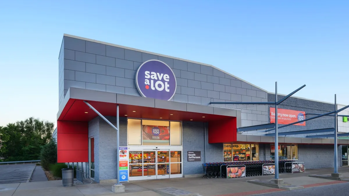 Exterior of a Save A Lot store