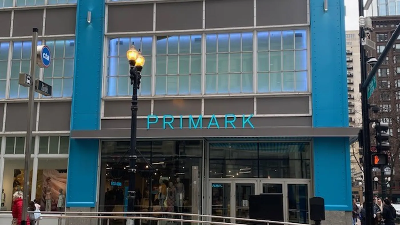 Exterior of a Primark store in downtown Chicago.