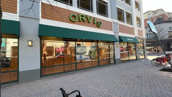 An Orvis storefront